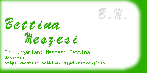 bettina meszesi business card